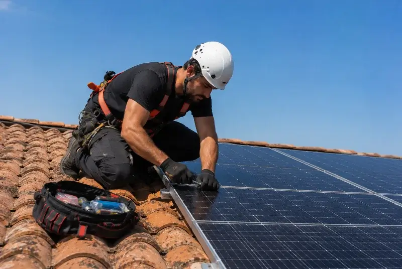 Maintenance et monitoring de panneaux solaires à Contrevoz